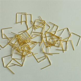 全铜金色米字扣双米扣八角珠长条连接器水晶珠帘吊灯灯具配件