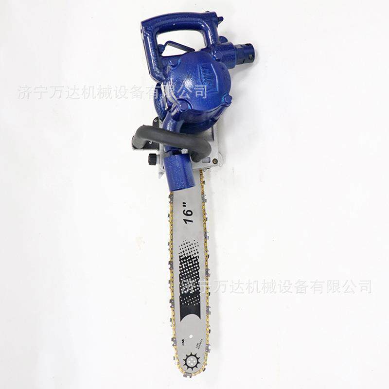 FLJ-400型气动链锯手持链条切割机煤矿井下用木头塑料风动切割锯