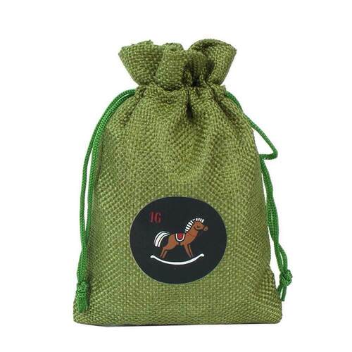 24PCS 10*14CM Christmas Advent calendAar sack Gift