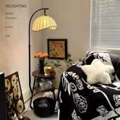 古艺术复落灯地240灯客厅沙发旁茶几中古风卧室床头柜置物氛一体