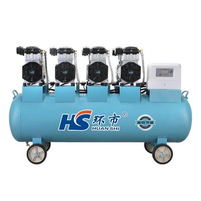 大型静音无油空压机220V380V活塞式空气压缩机工业级打气泵