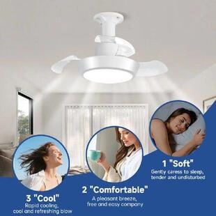 Light Ceiling Fan Modes Speed Wind Lighting