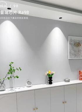 led射灯嵌入式洗墙防眩家用客厅无主灯中山灯具天花筒高显色