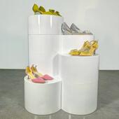 台 店陈列柜店中岛台花店陈列鞋 中251岛展台示台流水包鞋 饰品服装