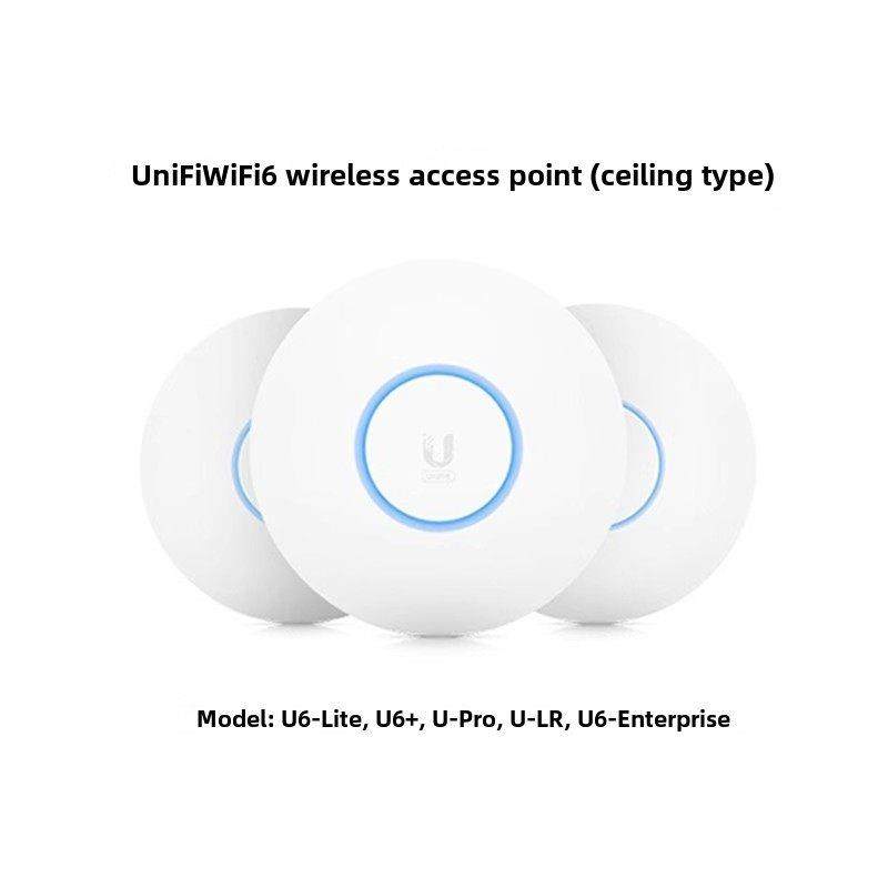 U6-Enterprise/U6-Pro/U6-LR/U6+ WiFi6吸顶AP双频5G无线漫游UBNT