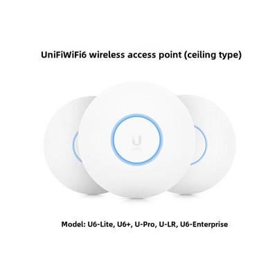 U6-Enterprise/U6-Pro/U6-LR/U6+ WiFi6吸顶AP双频5G无线漫游UBNT