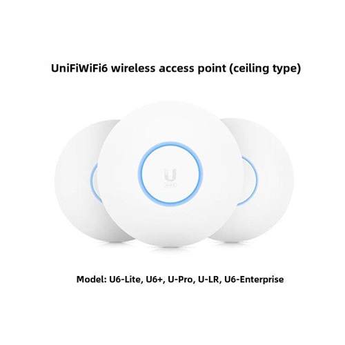 U6-Enterprise/U6-Pro/U6-LR/U6+ WiFi6吸顶AP双频5G无线漫游UBNT