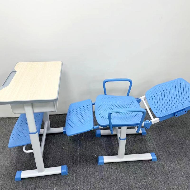中小学生学校教室午休课桌椅ABS塑料培训班补习室可升降躺睡桌椅