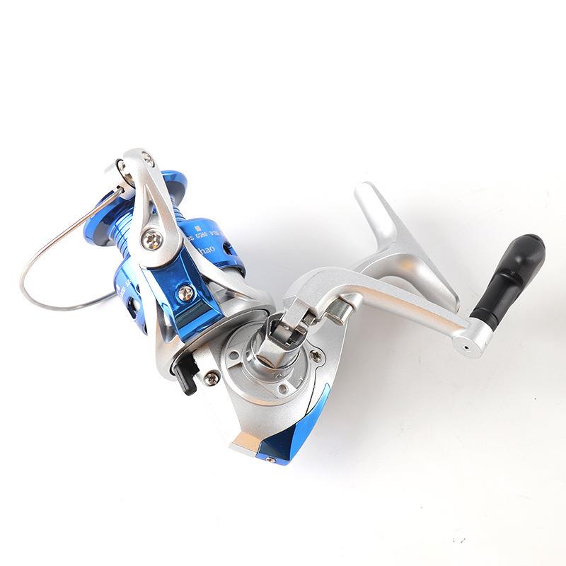 新款直销QS1000-6000型银白色电镀头10轴绕线轮 纺车鱼轮垂钓用品
