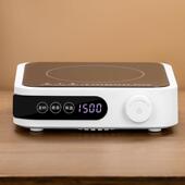 黑晶炉家用小泡茶炉 玻璃壶烧水炉泡茶煮茶器烧泡 圆形迷你光波炉