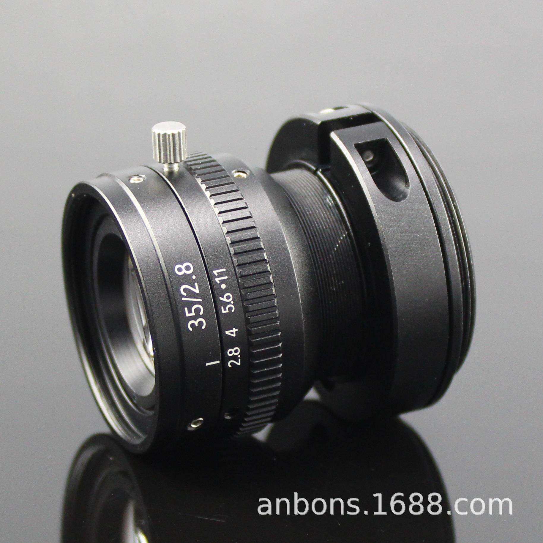 安邦盛镜头线扫镜头工业相机镜头LS35mmF2.8M424k7um机器视觉镜头