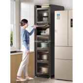 餐边柜碗柜置物缝隙收纳厨房置物架多层落地橱柜收纳柜储物柜夹缝