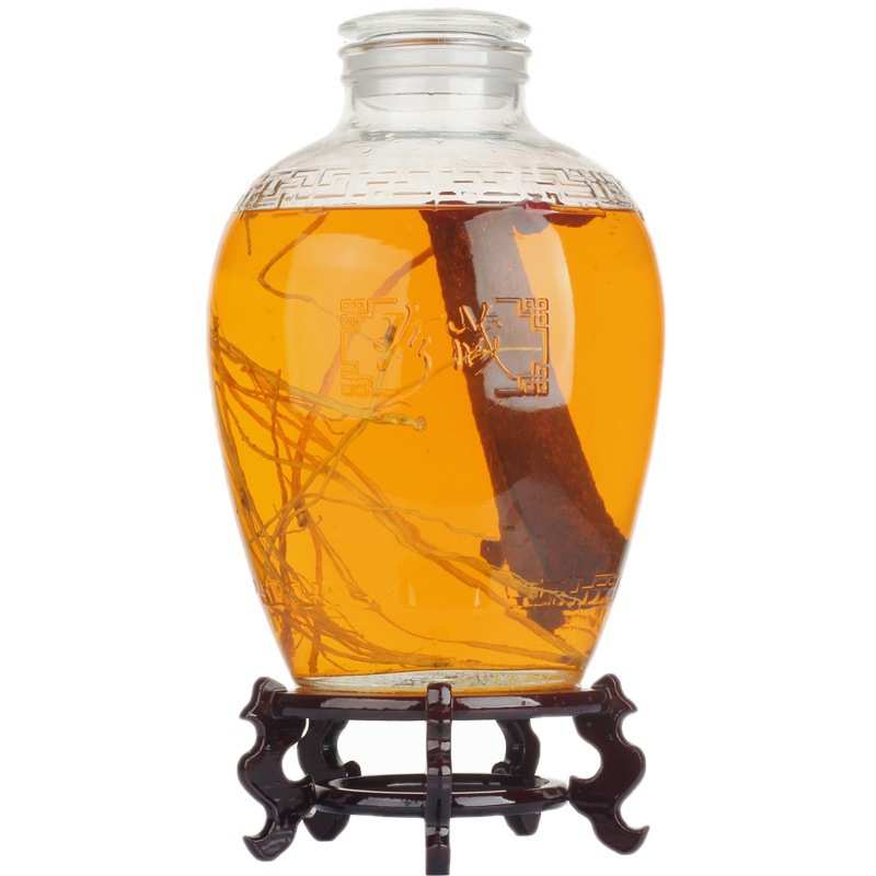泡酒玻璃瓶复古风格珍藏酒坛子大泡酒罐酒缸泡菜坛子10斤20斤30斤