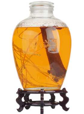 泡酒玻璃瓶复古风格珍藏酒坛子大泡酒罐酒缸泡菜坛子10斤20斤30斤
