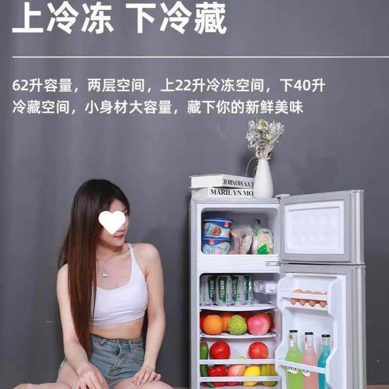 2025新款冰箱家用双门小型二人迷你冰柜冷冻冷藏宿舍节能家电电器