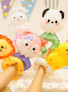 开学仪式感卡通手捧花手腕气球小学幼儿园学校儿童教室活动小礼品