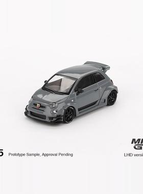 MINI GT 1:64 阿巴斯 Abarth 595 LBWK 灰色 合金车模 995