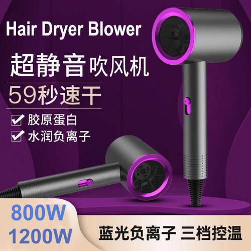 Hair Dryer Electric Blower学生宿舍家用负离子大功率吹风机筒