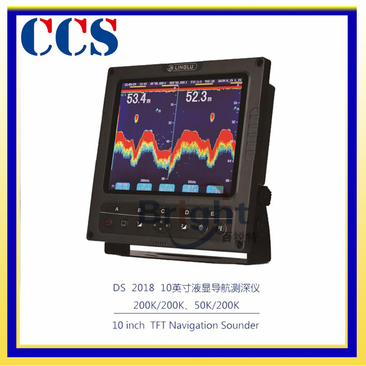 领路DS2018测深仪 船用回深探测器 10.4英寸液晶导航测深仪 CCS