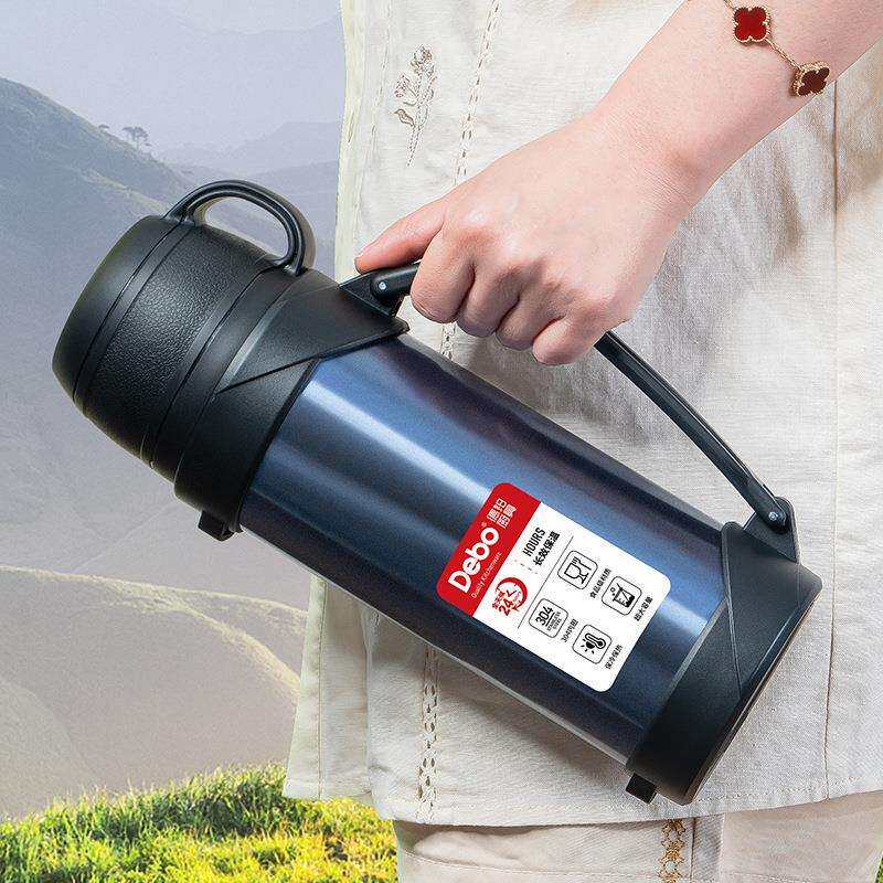 徳铂保温瓶大容量户外旅行保温水壶车载便携保温壶家用热水瓶男女