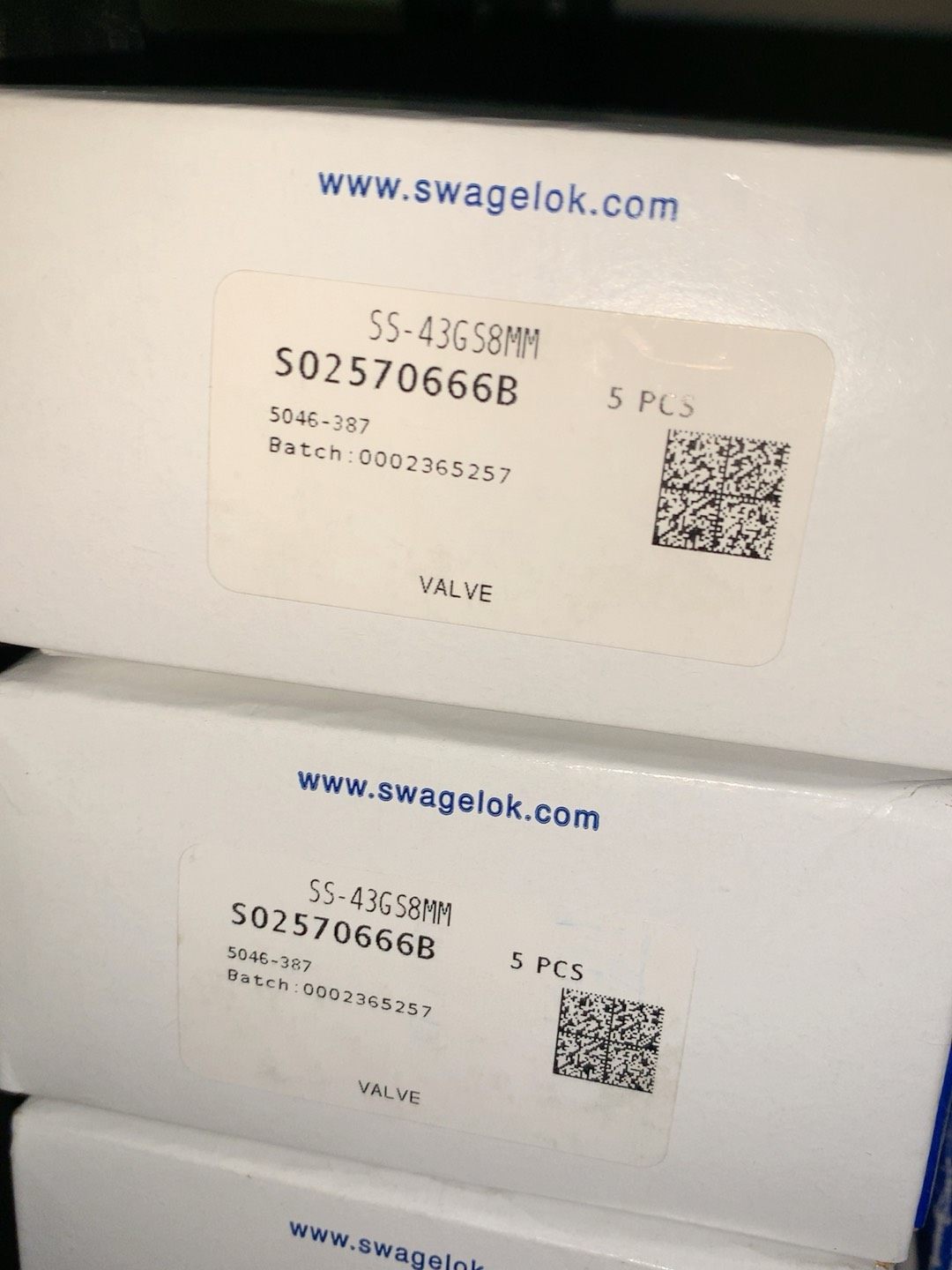 世伟洛克SS-43GS8MM，不锈钢 1 件式 40G 系列