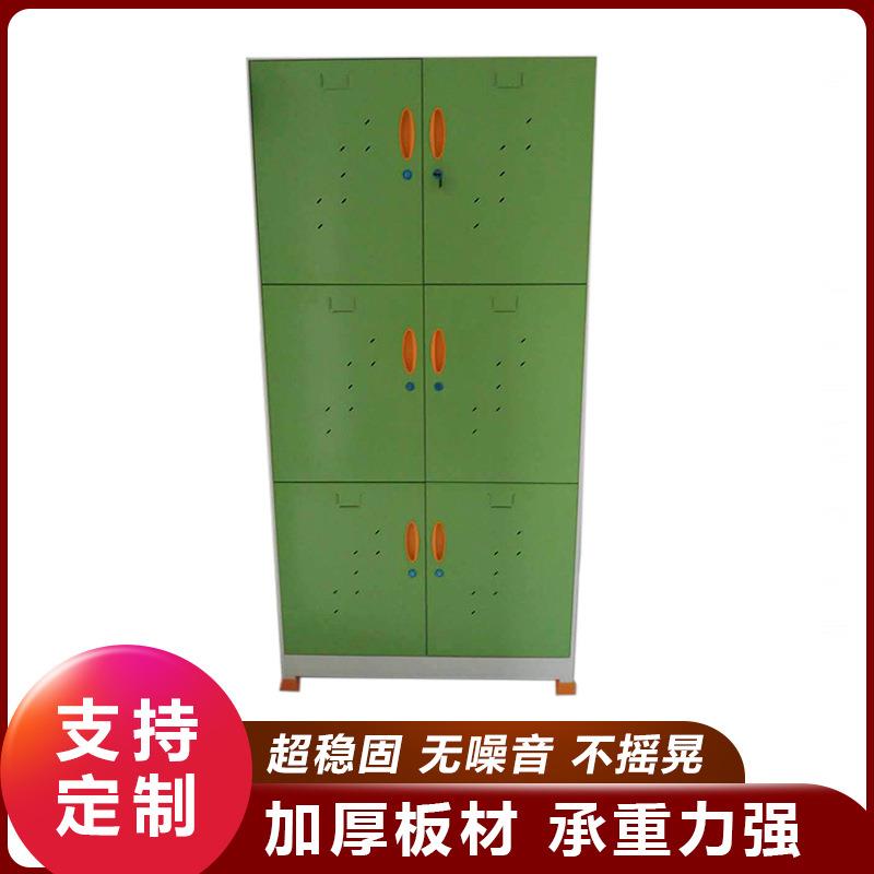 厂家学生宿舍铁皮更衣柜储物柜1.8m高工厂员工彩色更衣柜鞋柜