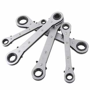 5件套棘轮扳手套装 22mm公制英制工具组套 梅花双头双向快速扳手6