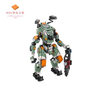 砖友MOC-68249 泰坦陨落主角机甲BT-7274先锋级 中国国产拼搭积木