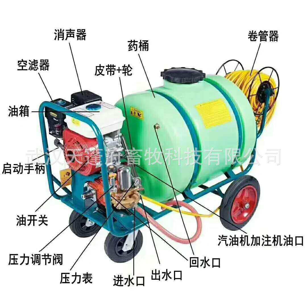 汽油消毒机消毒车消毒机手推式移动消毒机清洗消毒机