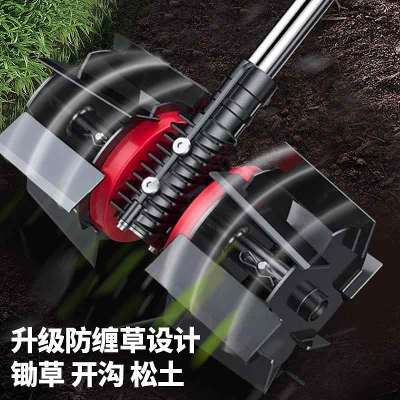 割草机除齿割草轮松土轮开沟深翻土耕灌机新款防缠绕轮箱QOJ配件