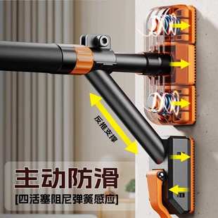 双支撑引体向上器单杠室内家用健身门上家庭免打孔架伸缩杆器材架