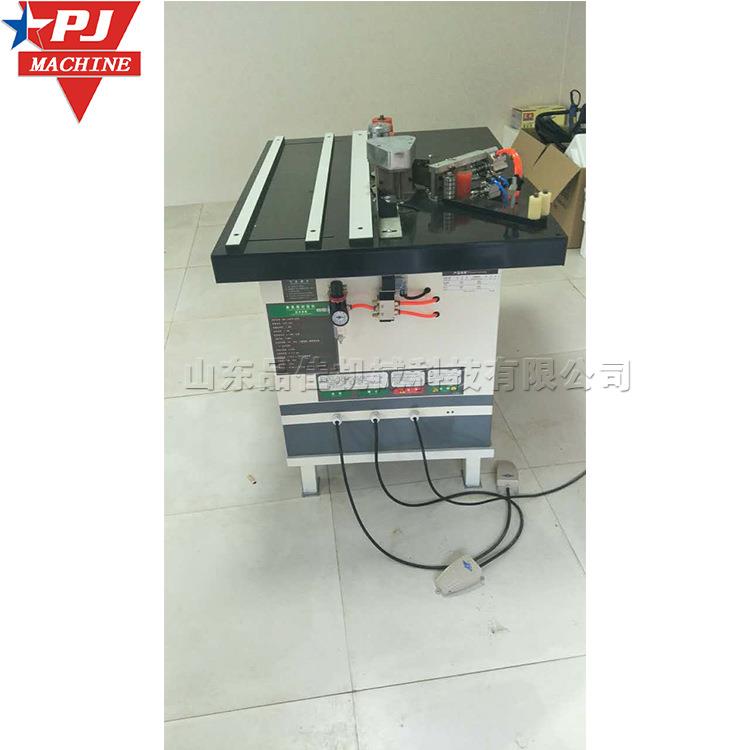 自动断带木皮封边机 亚克力宽带封边机 办公家具异型曲面封边机