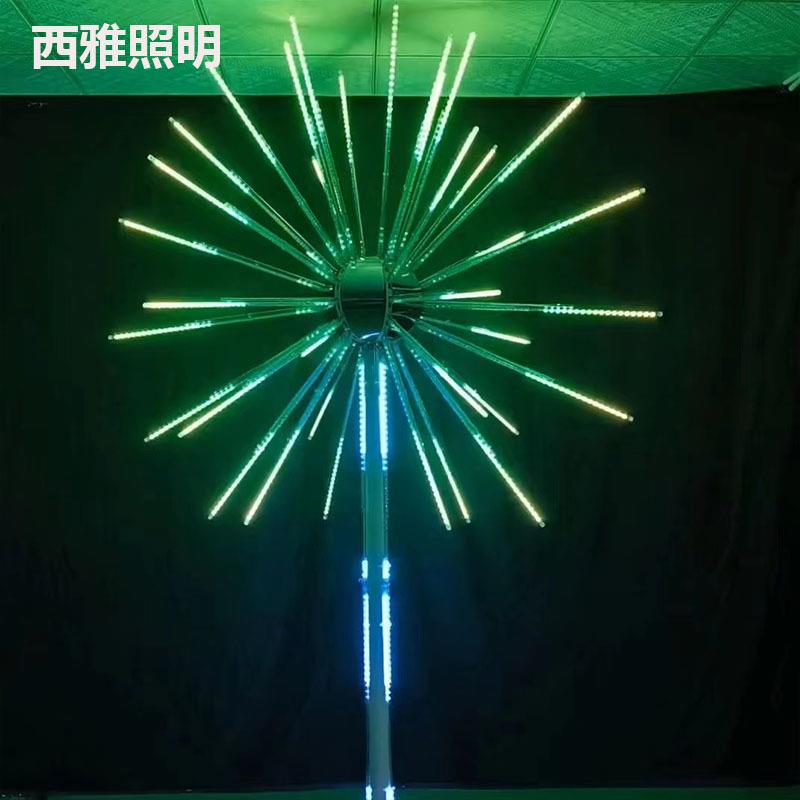 L顶ED烟外灯景观AHP户防水景区公园游乐园夜市房花装饰氛围风车彩