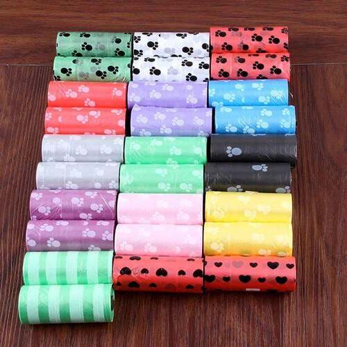 1/5 Roll Biodegradable Pet Dog Poop Bag Zero Waste Dog Poope