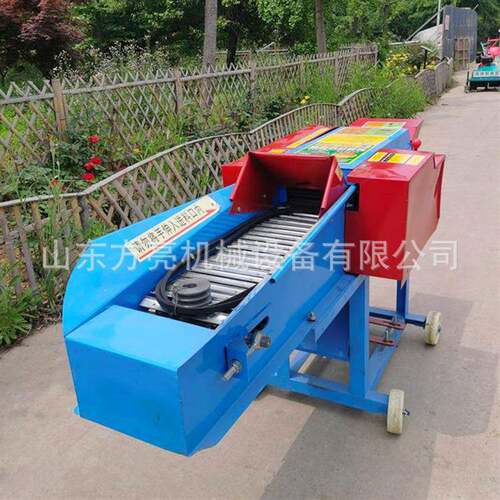 家用小型秸秆揉丝机自动进料青草青饲料切碎机源头厂家直销