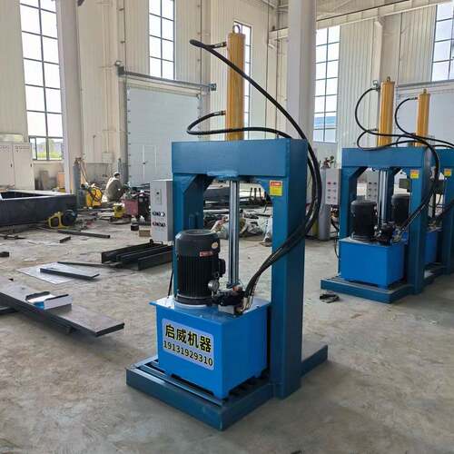 塑料托盘龙门闸刀机纸卷双缸切膜机启威1200型按料选型