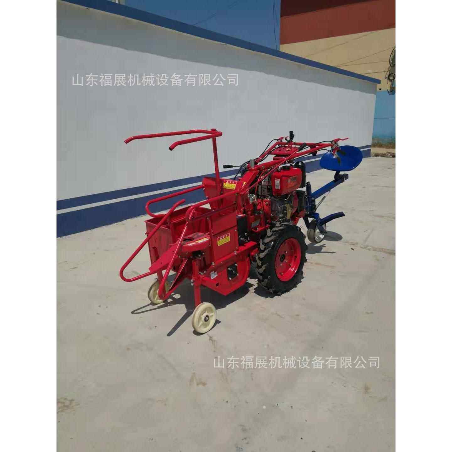 山坡地小型玉米收获机多功能秸秆粉碎一体机新款