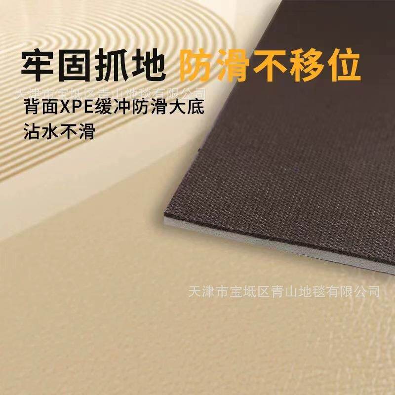 PVC地毯几客厅可擦免洗茶毯皮防水防联系客服滑2062新款PU革卧室