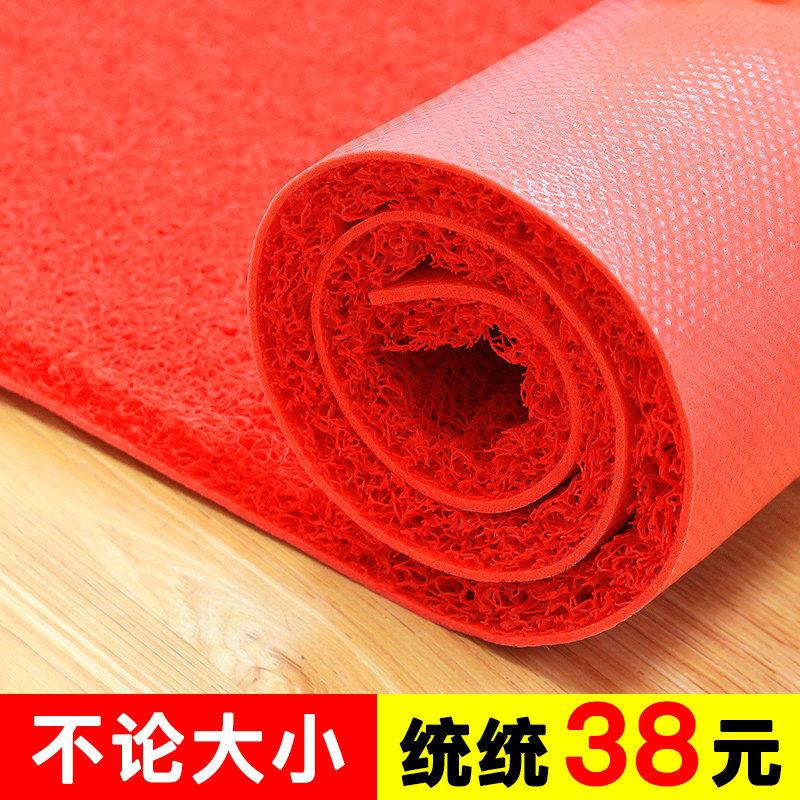 入户门地垫家用进门垫子门口踩脚垫防水防滑垫塑料丝圈可裁剪地毯