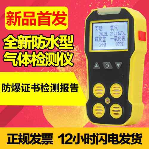 新款核辐气射检测仪携海水检测仪四合一便体测仪有检毒有害气体报