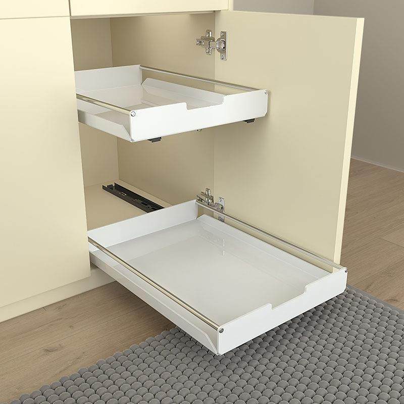 环保边柜自制拉篮橱柜改造带轨道抽屉托盘免打孔零食储物PP收纳盒,商业/办公家具,层板/挂板,淘宝优惠券,粉丝福利购,淘宝优惠卷