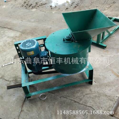 秸秆饲料粉碎打浆机青草饲料养殖草浆机无水打浆机