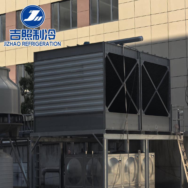 杭州宁波嘉兴玻璃方形冷却塔流H式钢板型钢型HVAC系统冷却横全钢