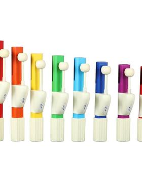 高档奥尔夫胖鼠钟乐老鼠八音按钟8音按铃地器垫击乐器旋律音感打