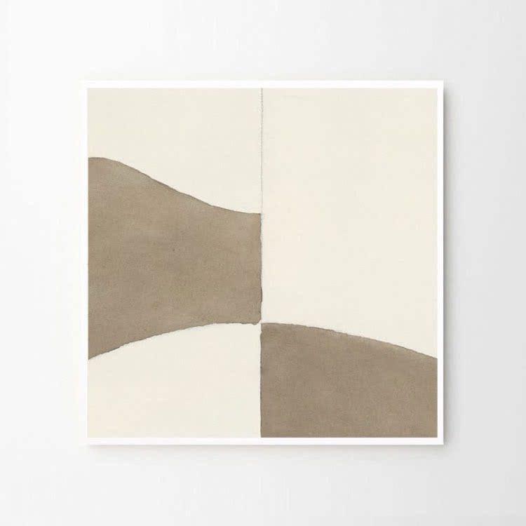 liveart进口丹麦Aure 现代抽象极简原版装饰画海报Oktober 02