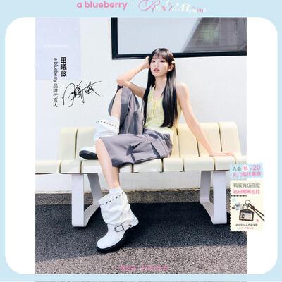 田曦薇同款 ablueberry26夏条纹挂颈上衣女季多巴胺短款辣妹背心