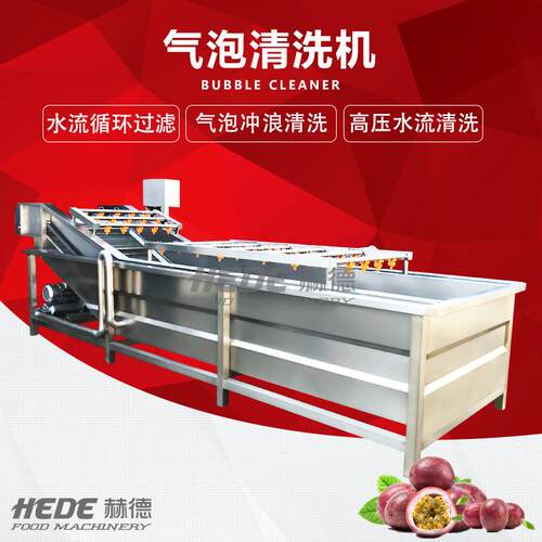 厂家热销菊花竹叶玫瑰花去杂清洗机器 花茶加工设备 气泡清洗机