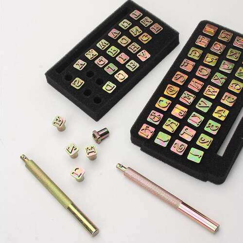 新品字母数字冲 皮革印章 手工DIY皮革皮艺 祇适合植鞣皮 6/9mm
