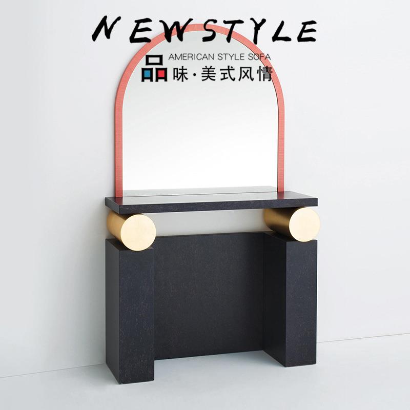 新品网红梳妆台桌现代简约钢琴烤漆卧室化妆台创意个性化妆桌