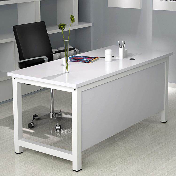 职员用电钢木办公桌无品牌/简会议桌椅组合家脑桌学易生写字台学